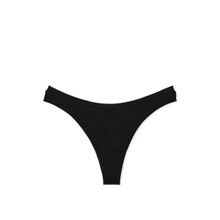 Victoria's Secret PINK Seamless High-Leg Thong Panty - Black