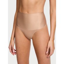 Victoria's Secret Body by Victoria Smoothing Shimmer Thong Panty - Beige