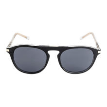 Opium Eyewear Men Grey Aviator Sunglasses with Polarized & UV Protected Lens (OP-1876-C01)