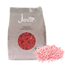Jeva Rose Hot Film Wax Stripless Hard Wax Beads for Smooth Gentle Hair Removal Face & Body 500g