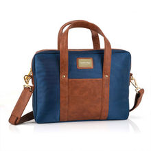 Smith & Blake Laptop Bag Blue Nylon with Letterette Styling | Naples