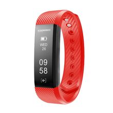 MevoFit Dash Smartwatch: Fitness Smartwatch an Activity Tracker for Men and Women [Red]