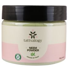 Tattvalogy Neem Powder for Face pack and Hair Mask, Derived from Organic Neem Leaf