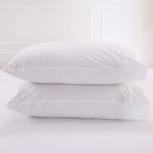 Maspar Colorart Slumber Solid 130gsm Cotton White Standard Pillow Case Set Of 2