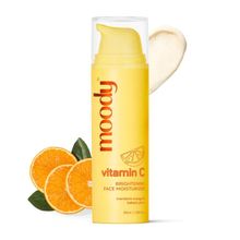 Moody 5% Vitamin C Face Cream Moisturiser with Niacinamide & Alpha Arbutin for Glowing Soft Skin