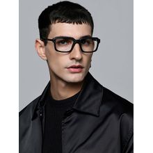 Lenskart STUDIO Unisex Zero Power Blue Cut & Antiglare Black Frame Full Rim Computer Glasses