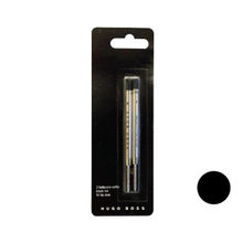 Hugo Boss Metal Ballpoint Refill (Pack of 2) - Black (M)
