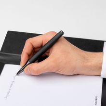 Hugo Boss Gear Ribs Rollerball Pen - Black