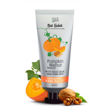 Nat Habit Pumpkin Walnut Hand Malai, Hand Cream for Dry Skin Women & Men, Aging & Wrinkle Control