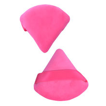 RHE Cosmetics Triangle Pizza Powder Puff & Makeup Blender Sponge - Baby Pink