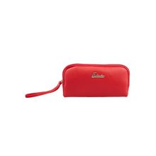 Esbeda Solid Pu Synthetic Pouch - Red