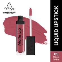 Swiss Beauty Matte Lip Ultra Smooth Matte Liquid Lipstick - 09 Mauve Taupe