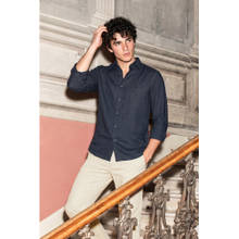 Simon Carter Navy Casual Shirt for Men