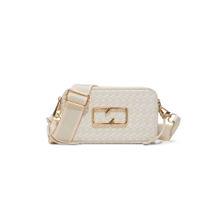 Call It Spring Beige Synthetic Printed Slingbag