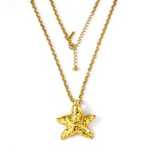 Arvino Gold Seaside Starfish Necklace