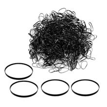 Bronson Professional Rubber Band Soft & Smooth Basic Everyday Wear Thin Elastics Stretchy Hair Tie