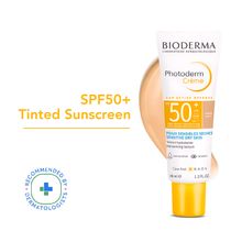 Bioderma Photoderm Crème Claire SPF 50+ PA++++ Tinted Sunscreen with 8H Hydration | In Vivo Tested