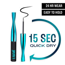 Lakme 9 To 5 Eyeconic Liquid Eyeliner Matte Finish, Waterproof, Smudgeproof 24 Hrs, Black