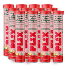 Plix The Plant Fix Apple Cider Vinegar 750MG ACV Bubbly Effervescent Tablets - Pack Of 12