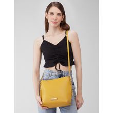 Caprese Women Yellow Janet Sling Bag (L)