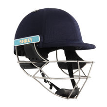 Shrey Masterclass Air Stainless Steel-Navy Cricket Helmet