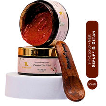 Mamash Organics Instant Brightening Clay Mask with 12 Potent Herbs for Detox Clear Skin and Glow