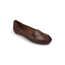 PEPPER Women Rust Ballerinas