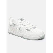 Xtep Canvas White & Green Classic Sneakers