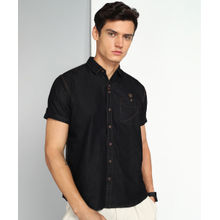 KUONS AVENUE Denim Half Sleeve Shirt