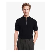Rare Rabbit Alfeto Black Plain Regular Fit T-Shirt