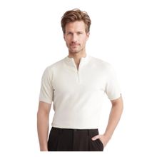 Rare Rabbit Alfeto White Plain Regular Fit T-Shirt