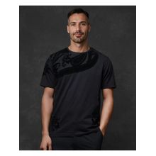 Rare Rabbit Zuron Black Paisley Print Regular Fit T-Shirt