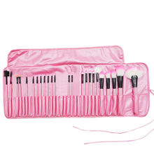 Matra Professional Makeup Cosmetic Brushes With Travel Pouch Case Storage - Set Of 24