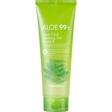 TONYMOLY Korean Aloe Chok Chok Soothing Gel 99% to Calm & Hydrate Sensitive Skin
