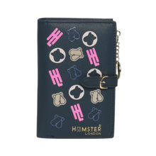 Hamster London Millionaire Mayfair Slim Bifold Wallet Navy Blue (M)