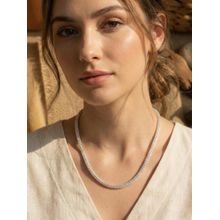 925 SILLER Women Sterling Silver Necklace