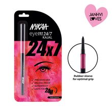Nykaa Eyem24/7 Smudgeproof Kajal Eyeliner - Ebony Soul 01 (Black)