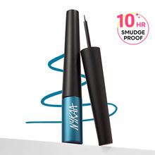 Nykaa GLAMOReyes Waterproof & Smudgeproof Coloured Liquid Eyeliner - Aqua - Whimsical Potion