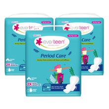 Everteen Period Care XXL Dry Sanitary Napkins Pads With Double Flaps - Pack Of 3