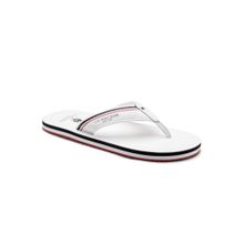 U.S. POLO ASSN. Nesta Mens White Flipflops