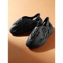 Truffle Collection Black Self Design Sneakers