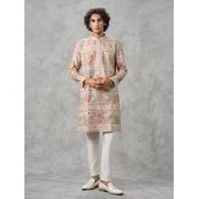 Twamev Multi-Color Georgette Elegance Kurta with Pyjama