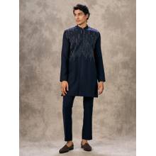 Twamev Regal Navy Blue Kurta with Pant