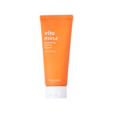 The Face Shop Vitamin C Brightening Korean Face Wash - Foaming Cleanser with Niacinamide & Panthenol