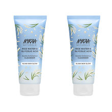 Nykaa Naturals Rice Water and Glycolic Acid Gentle Exfoliation Cleanser Combo