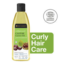 Soulflower 100% Pure Castor Oil Cold Pressed, Hair, Skin Moisturization, Nail Care, Curl Enhancement