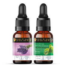 Soulflower Lavender & Peppermint Essential Oil Combo