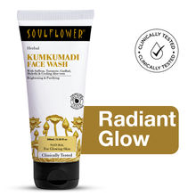 Soulflower Organic Kumkumadi Face Wash For Glowing Skin, Acne Control, Sulphate Free Ubtan