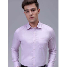 The Indian Garage Co Men Slim Fit Checkered Full Sleeves Pink Formal Shirt