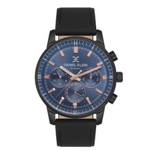 Daniel Klein Navy Blue Dial Men Analogue Watch DK.1.13528-5 (M)